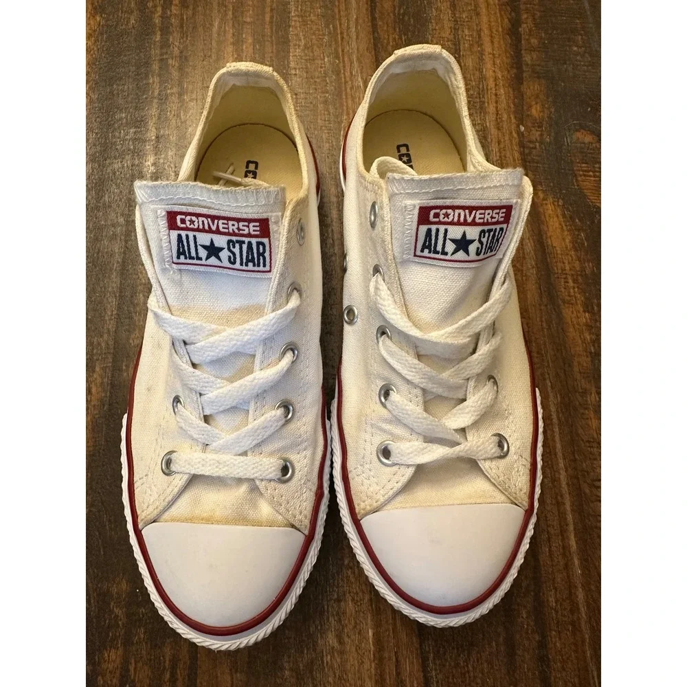 Converse All Star Low Top Sneakers Canvas Shoes Youth‎ Size 3